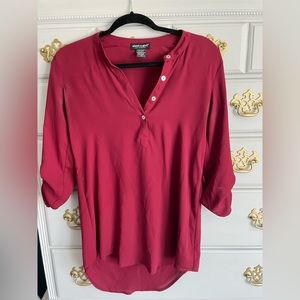 Extra small wine colored tunic.